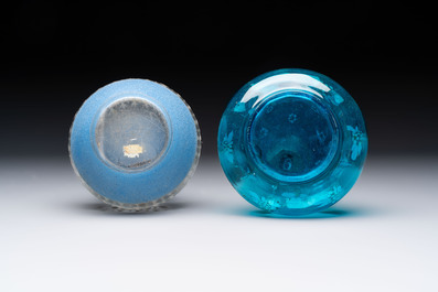 Four various glass vessels, Turkey/Iran, 19th C.