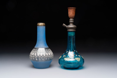 Four various glass vessels, Turkey/Iran, 19th C.