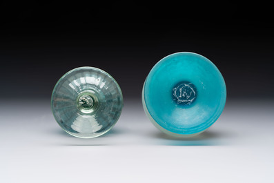 Four various glass vessels, Turkey/Iran, 19th C.