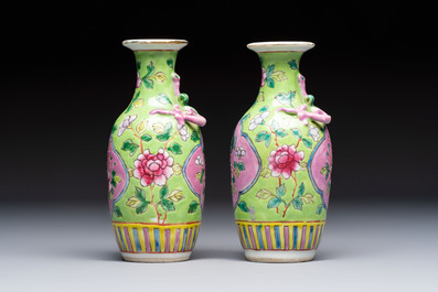 A group of 10 Chinese famille rose wares for the Straits or Peranakan market, various marks, 19/20th C.