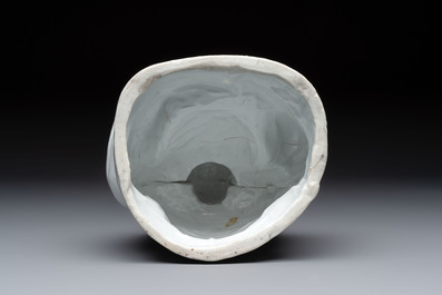 A Chinese Dehua blanc de Chine Milefo Buddha, Republic