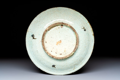 An Iznik pottery 'Floral' plate, Turkey, 17th C.