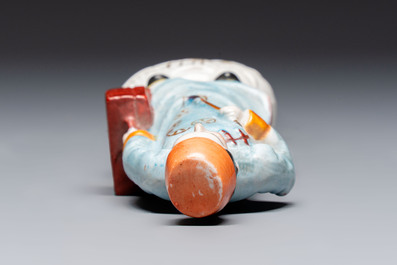 Five Chinese polychrome-decorated figures and groups, 20th C.