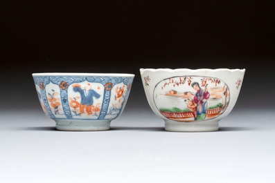 15 Chinese famille rose and Imari-style wares, Kangxi/Qianlong