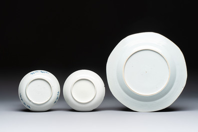 15 Chinese famille rose and Imari-style wares, Kangxi/Qianlong