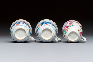 15 Chinese famille rose and Imari-style wares, Kangxi/Qianlong