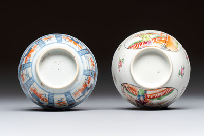 15 Chinese famille rose and Imari-style wares, Kangxi/Qianlong