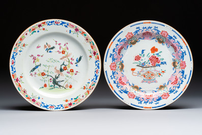 15 Chinese famille rose and Imari-style wares, Kangxi/Qianlong