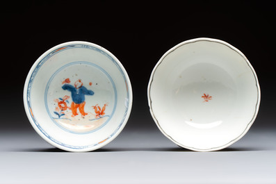 15 Chinese famille rose and Imari-style wares, Kangxi/Qianlong