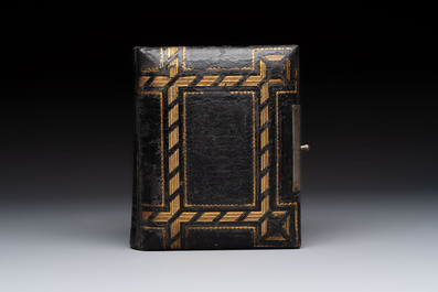 An album containing 36 Chinese Canton rice paper paintings, 19th C.
