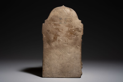 A Javanese carved stone figure of Prajnaparamita, 20th C.
