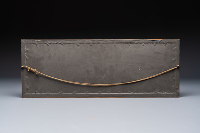 Seven frames containing 33 Chinese Canton rice paper paintings, 19th C.