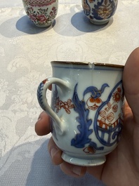 15 Chinese famille rose and Imari-style wares, Kangxi/Qianlong