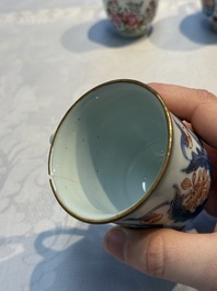 15 Chinese famille rose and Imari-style wares, Kangxi/Qianlong