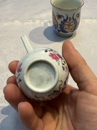 15 Chinese famille rose and Imari-style wares, Kangxi/Qianlong