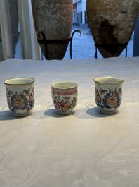 15 Chinese famille rose and Imari-style wares, Kangxi/Qianlong