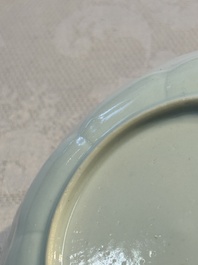 Eight sets of Chinese famille rose cups and eight saucers, Yongzheng/Qianlong