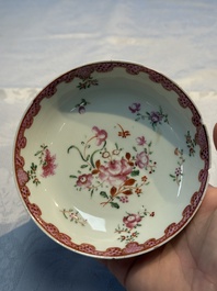 15 Chinese famille rose and Imari-style wares, Kangxi/Qianlong