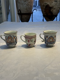 15 Chinese famille rose and Imari-style wares, Kangxi/Qianlong