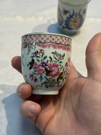 15 Chinese famille rose and Imari-style wares, Kangxi/Qianlong