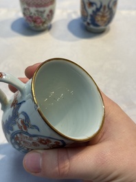 15 Chinese famille rose and Imari-style wares, Kangxi/Qianlong