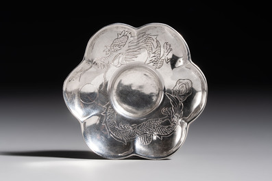 A collection of 11 Chinese silver wares, various marks, 19/20th C.