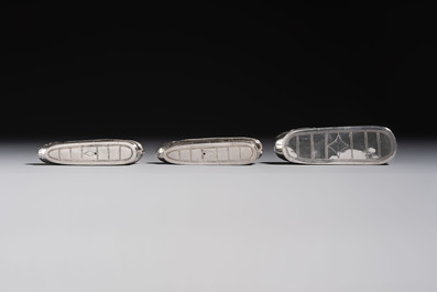 A collection of 11 Chinese silver wares, various marks, 19/20th C.
