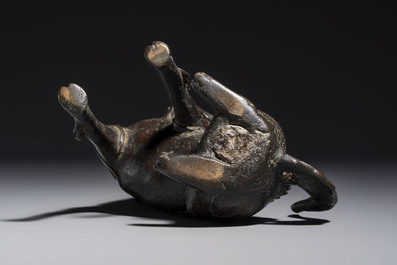 A Chinese bronze 'Qilin' censer, Ming