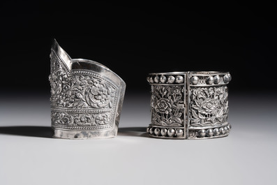 A collection of 11 Chinese silver wares, various marks, 19/20th C.