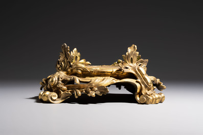 A French gilt-bronze 'Louis XV' style stand, 19th C.