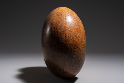 A coco de mer or sea coconut (Lodoicea maldivica), Seychelles