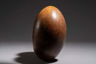 A coco de mer or sea coconut (Lodoicea maldivica), Seychelles