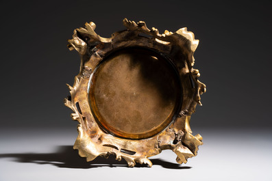 A French gilt-bronze 'Louis XV' style stand, 19th C.