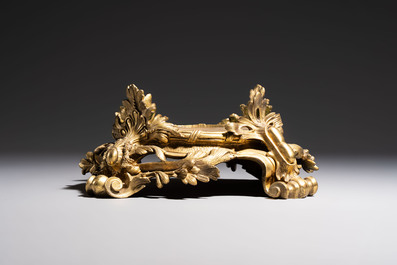 A French gilt-bronze 'Louis XV' style stand, 19th C.