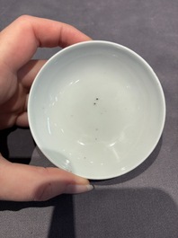 A large collection of 152 pieces, mainly Chinese porcelain covers, Kangxi and later