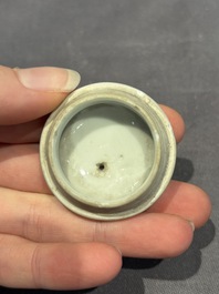 A large collection of 152 pieces, mainly Chinese porcelain covers, Kangxi and later