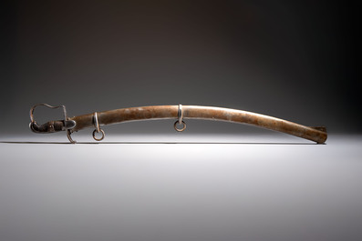 A Prussian 'Bl&uuml;chers&auml;bel' cavalry trooper's sabre, Model 1811, 30th Landwehr Regiment, 19th C.