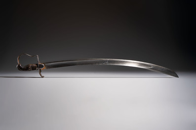 A Prussian 'Bl&uuml;chers&auml;bel' cavalry trooper's sabre, Model 1811, 30th Landwehr Regiment, 19th C.
