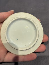 A large collection of 152 pieces, mainly Chinese porcelain covers, Kangxi and later