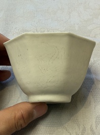 Six Chinese 'Hatcher Cargo' bowls and two blue and white shipwreck bowls, Transitional period