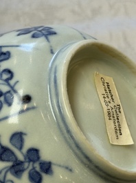 Six Chinese 'Hatcher Cargo' bowls and two blue and white shipwreck bowls, Transitional period