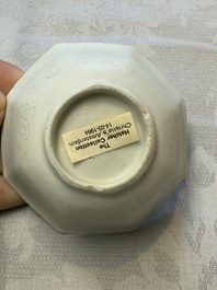 Six Chinese 'Hatcher Cargo' bowls and two blue and white shipwreck bowls, Transitional period
