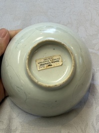 Six Chinese 'Hatcher Cargo' bowls and two blue and white shipwreck bowls, Transitional period
