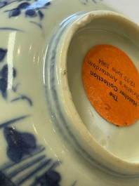 Six Chinese 'Hatcher Cargo' bowls and two blue and white shipwreck bowls, Transitional period