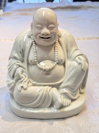 A Chinese Dehua blanc de Chine Milefo Buddha, Republic