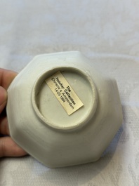 Six Chinese 'Hatcher Cargo' bowls and two blue and white shipwreck bowls, Transitional period