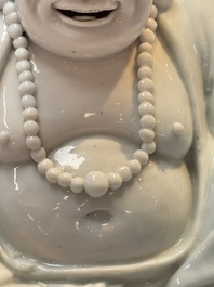 A Chinese Dehua blanc de Chine Milefo Buddha, Republic