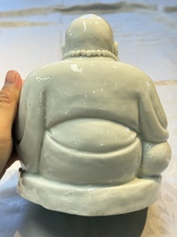 A Chinese Dehua blanc de Chine Milefo Buddha, Republic