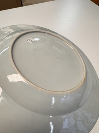 A very rare Chinese export 'Scotsmen' plate, Qianlong, ca. 1745