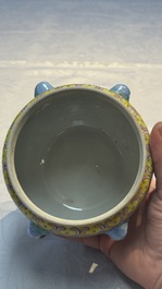 A Chinese famille rose 'kamcheng' bowl and cover for the Straits or Peranakan market, 19th C.